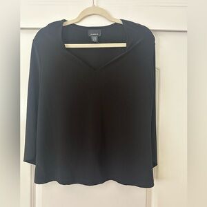 Clara S Black 3/4 Sleeve Top – XL